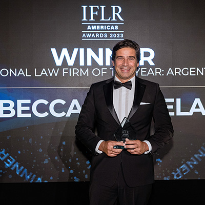 Beccar Varela galardonado con el premio IFLR “Law Firm of the year - Argentina”   