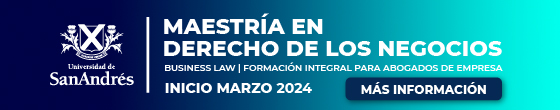 1 de noviembre. Reunión informativa de la Maestría en Derecho de los Negocios de la Universidad de San Andrés 