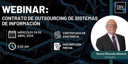 Webinar: Contrato de outsourcing de sistemas de información